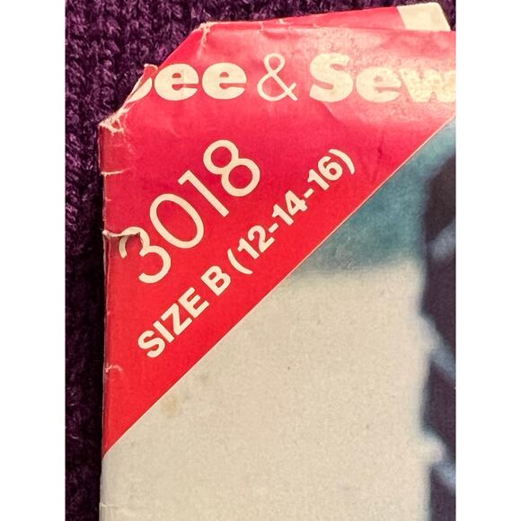 Buterick 3018 sewing pattern separates sweat suit 1980s size 12 14 16 - Picture 2 of 5